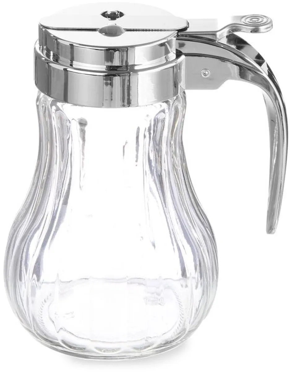 Hendi Glazen Honingdispenser Ø80x115mm - Roestvrijstalen hevel - afbeelding 6 van 6