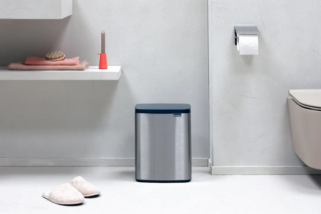 Brabantia Bo Prullenbak 7L Matt Steel Fingerprint Proof