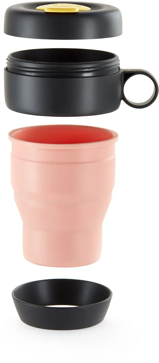 Lékué Koffiebeker To Go - 355 ml - Coral Pink