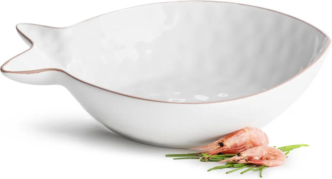Sagaform Serveerschaal Fish 31cm - Wit - afbeelding 6 van 6