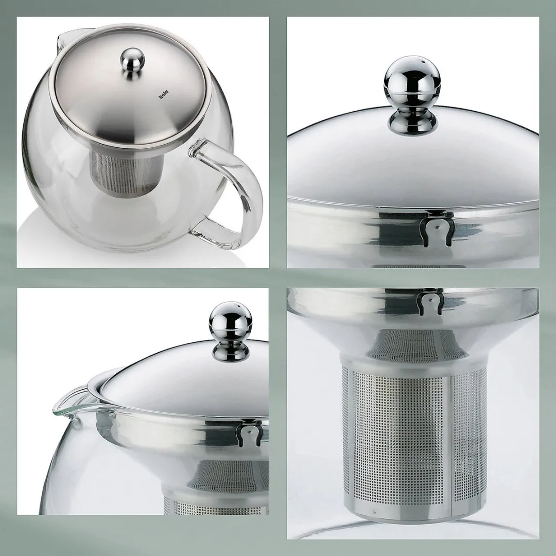 Kela Theepot 1,5L - Transparant - afbeelding 6 van 6