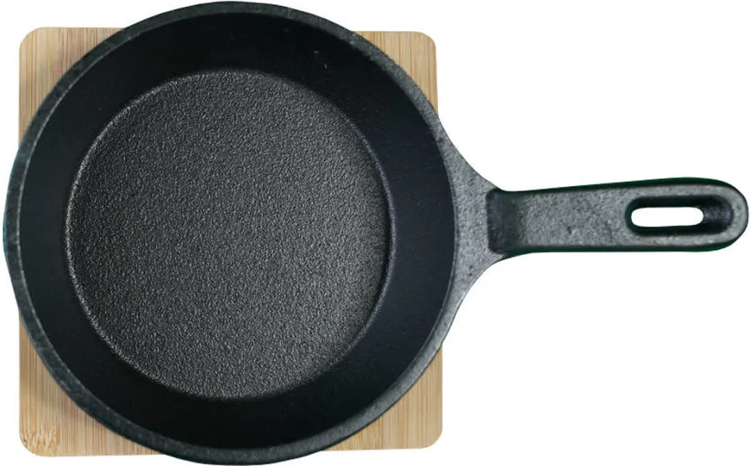 Excellent Houseware Tapas Steelpannetje Gietijzer Ø12.5cm - Zwart