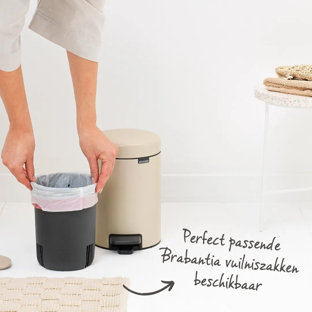 Brabantia NewIcon Prullenbak 3L - Soft Beige