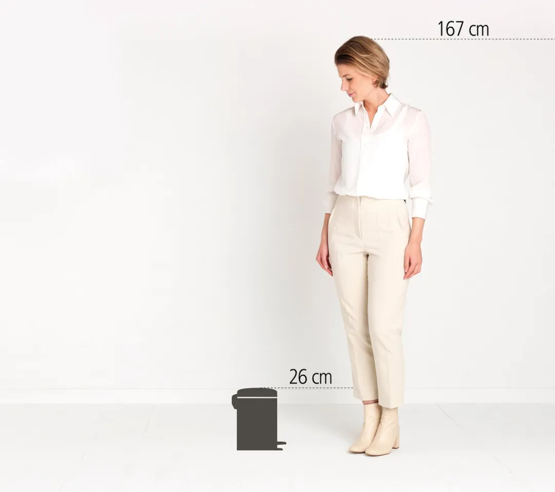 Brabantia NewIcon Prullenbak 3L - Soft Beige