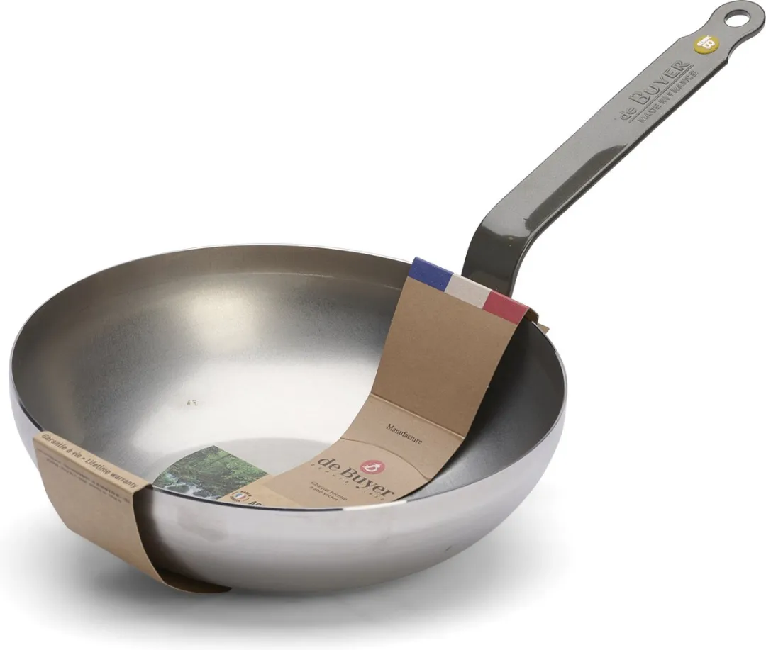 DeBuyer Wok Mineral B 5617.24 - Ø24cm - Plaatstaal