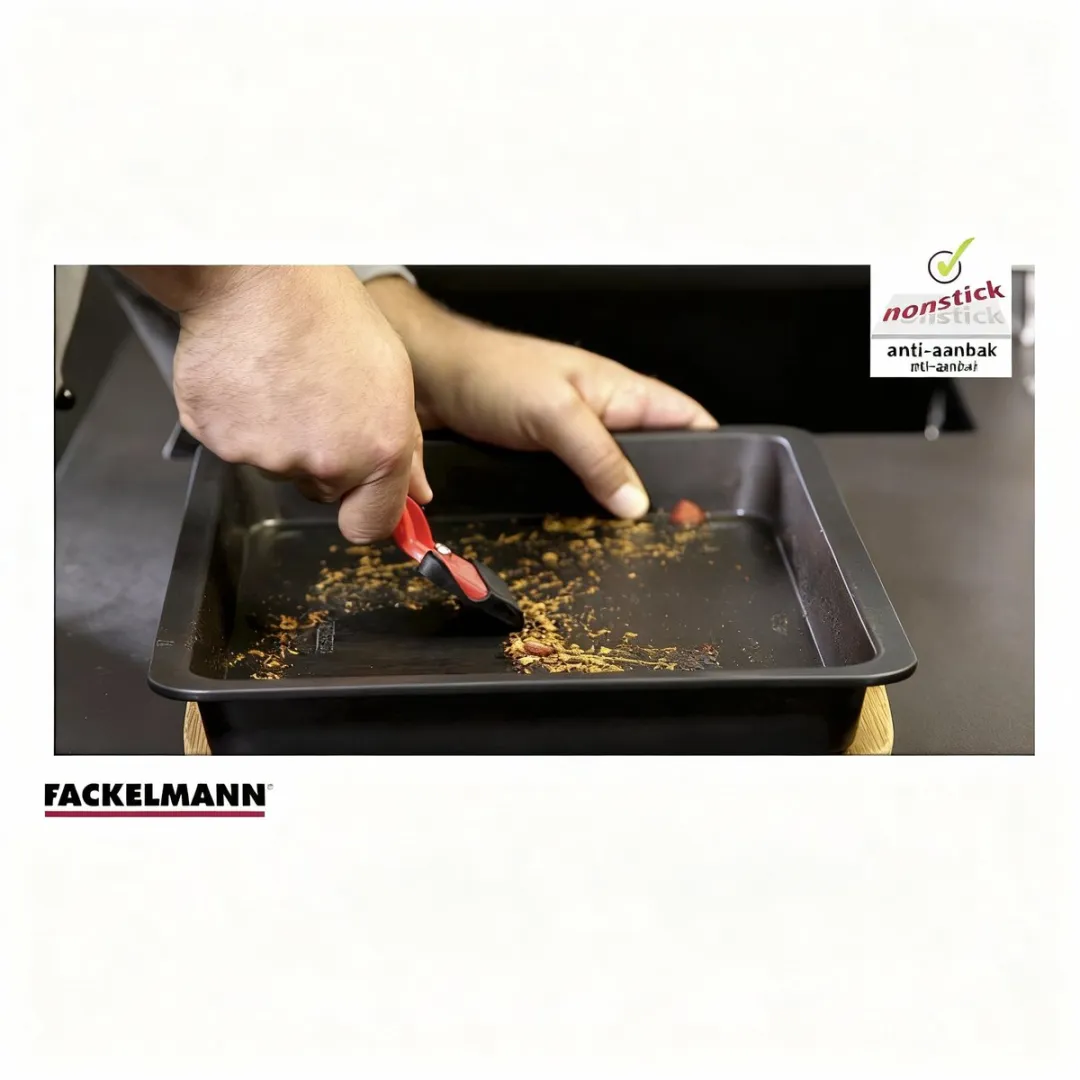 Fackelmann 60146 Keramische Kookplaatschraper - Rood