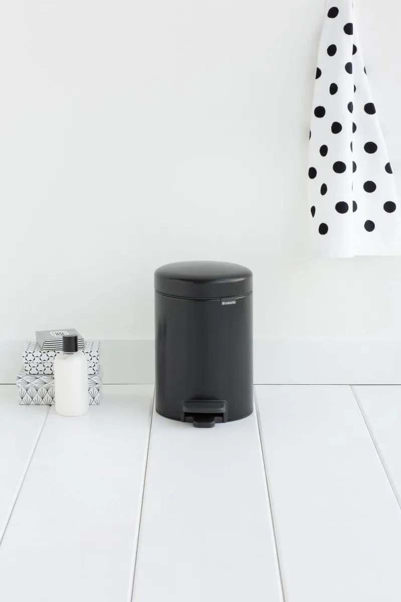 Brabantia NewIcon Prullenbak 3L - Matt Black