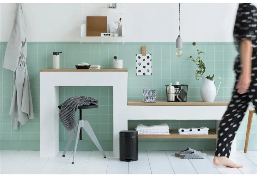 Brabantia NewIcon Prullenbak 3L - Matt Black - afbeelding 6 van 6