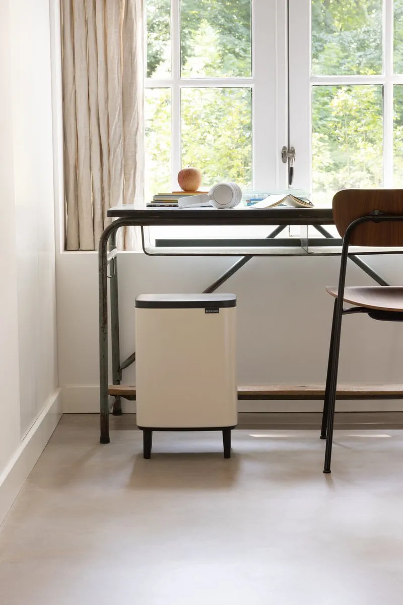 Brabantia Bo Hi Prullenbak 12L - Soft Beige