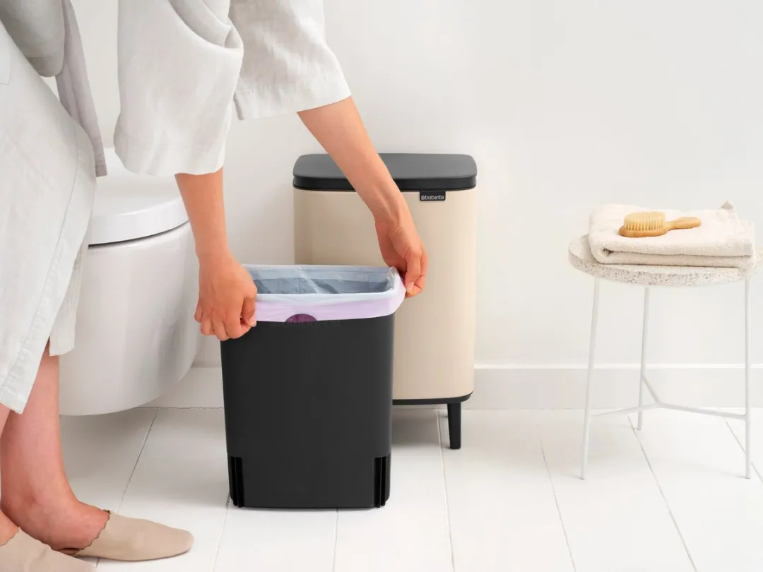 Brabantia Bo Hi Prullenbak 12L - Soft Beige
