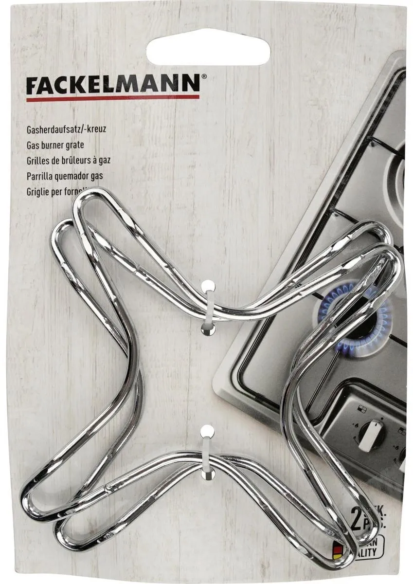 Fackelmann 45135 Roosters - 2 Stuks - Ø12,5cm - Zilver