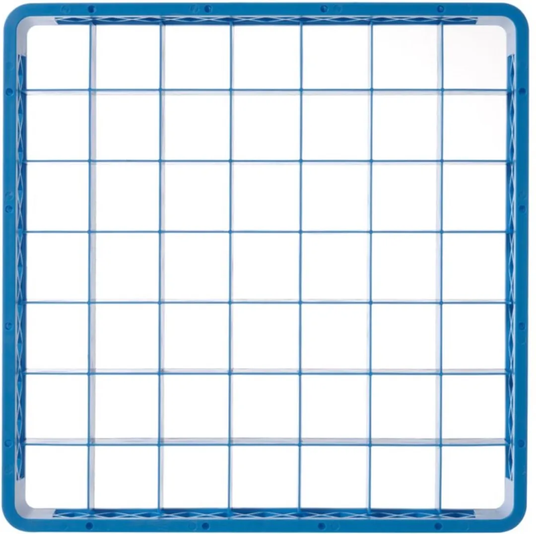 HENDI Vaatwaskorf Verhoger 49 Vaks - 500x500x45mm - Blauw