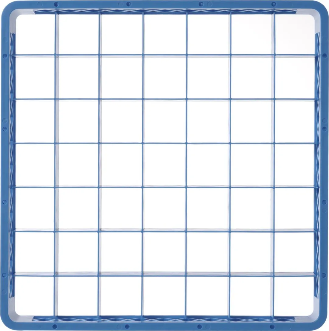 HENDI Vaatwaskorf Verhoger 49 Vaks - 500x500x45mm - Blauw