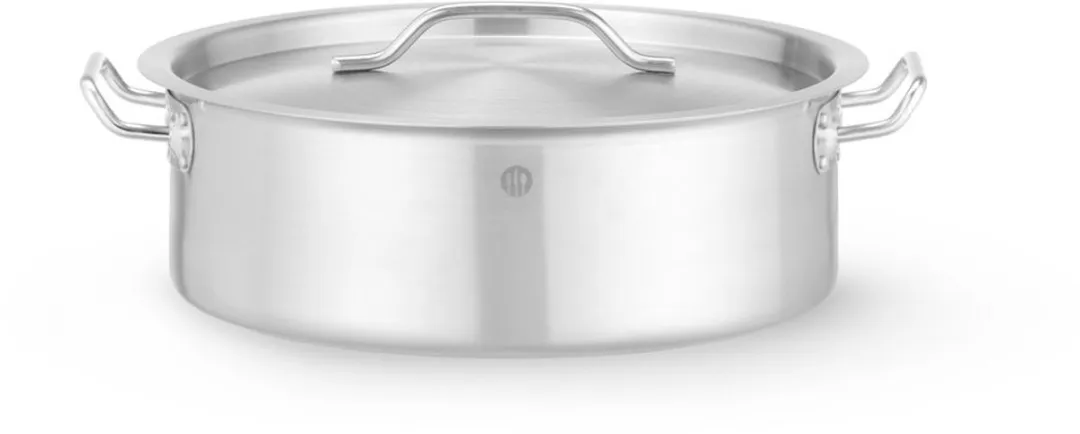 HENDI 836514 Lage Kookpan RVS - 36cm - 14,1L - Inductie