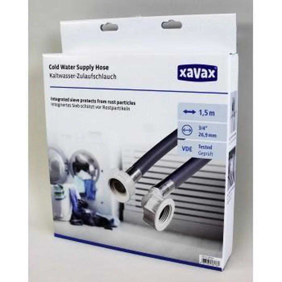 Xavax Koudwatertoevoerslang 1,5m - Grijs - afbeelding 6 van 6