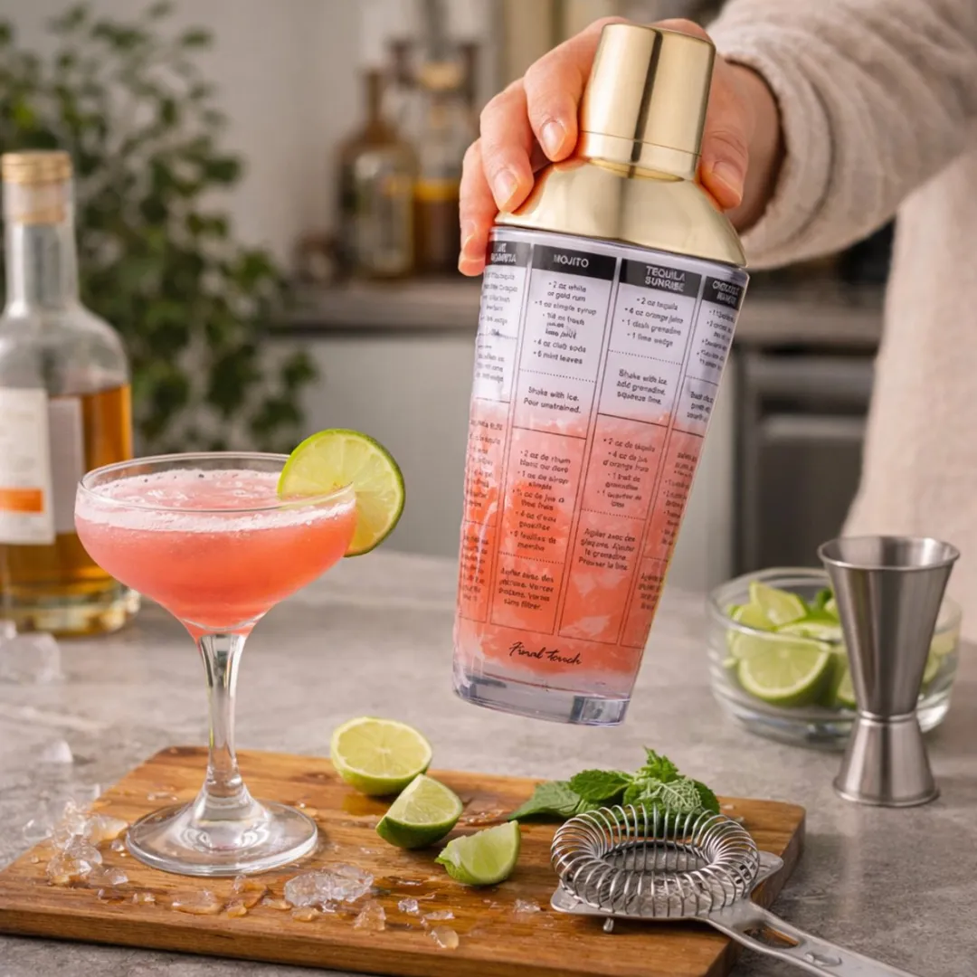 Alpina Cocktailshaker Glas 480ml - Transparant