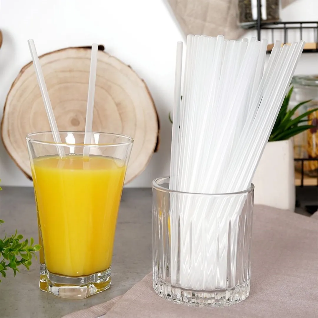 Excellent Houseware Herbruikbare Rietjes 50 Stuks - Transparant