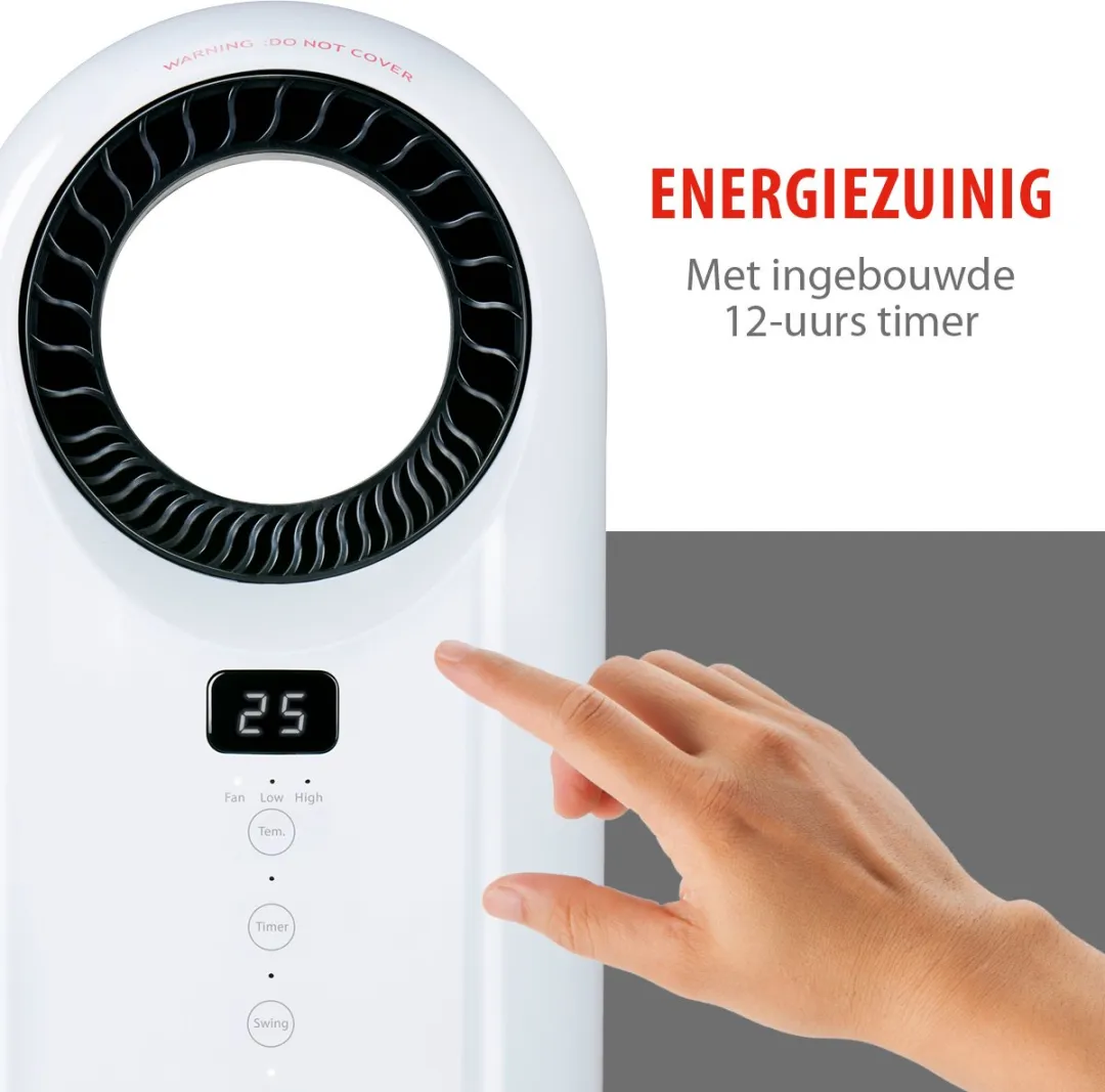 Alpina MEAKA3880/001 Ventilatorkachel 1500W - Wit