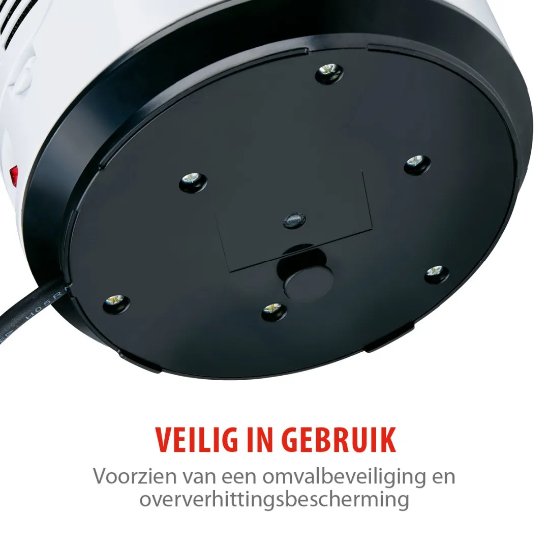 Alpina MEAKA3880/001 Ventilatorkachel 1500W - Wit