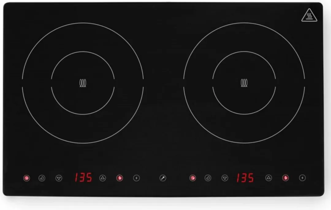 HENDI 239414 Dubbele Inductiekookplaat - 2 Zones - Zwart - afbeelding 6 van 6