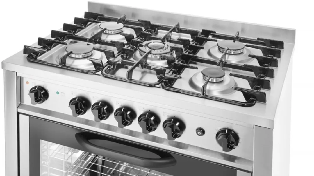 HENDI Kitchen Line Gasfornuis 5 Pits met Oven - 900x653x900mm - afbeelding 6 van 6