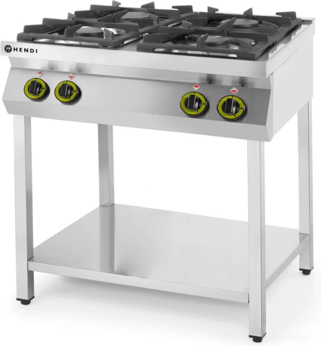 HENDI Kitchen Line Gasfornuis 4-pits 19kW