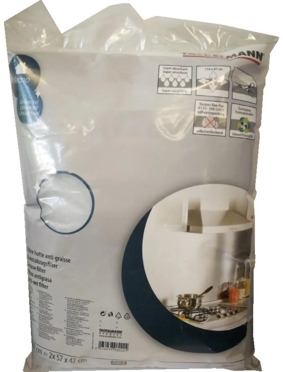 Fackelmann Vetfilter 9921350 - 2 Stuks