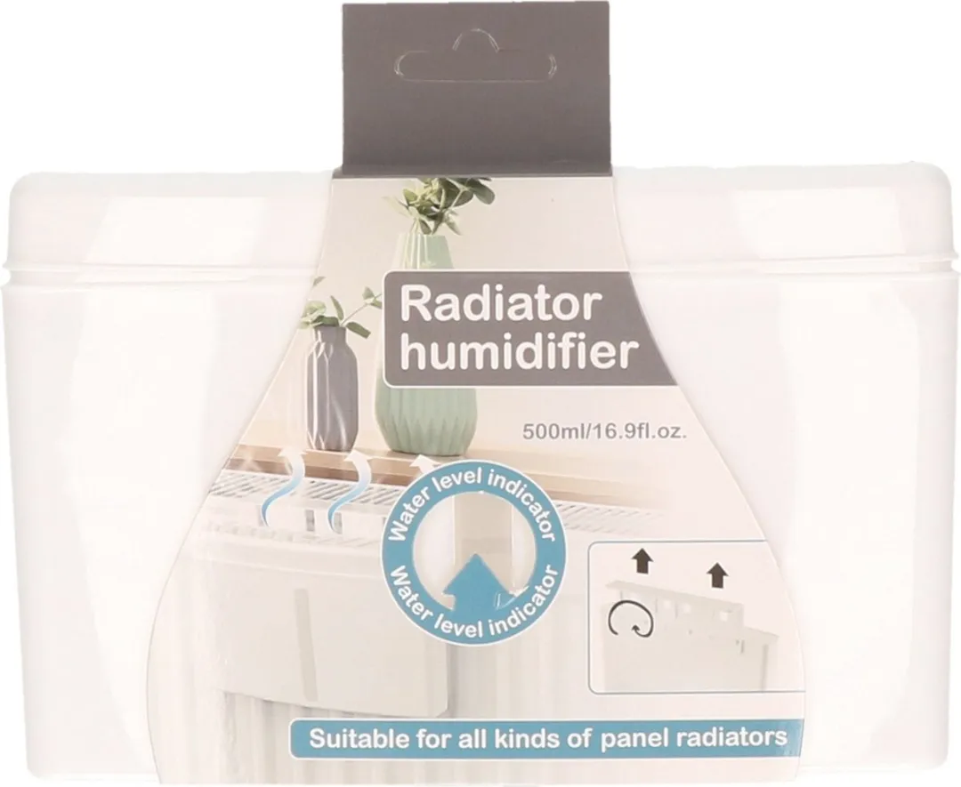 Excellent Houseware Radiatorbak 2x - Wit - 19x13cm