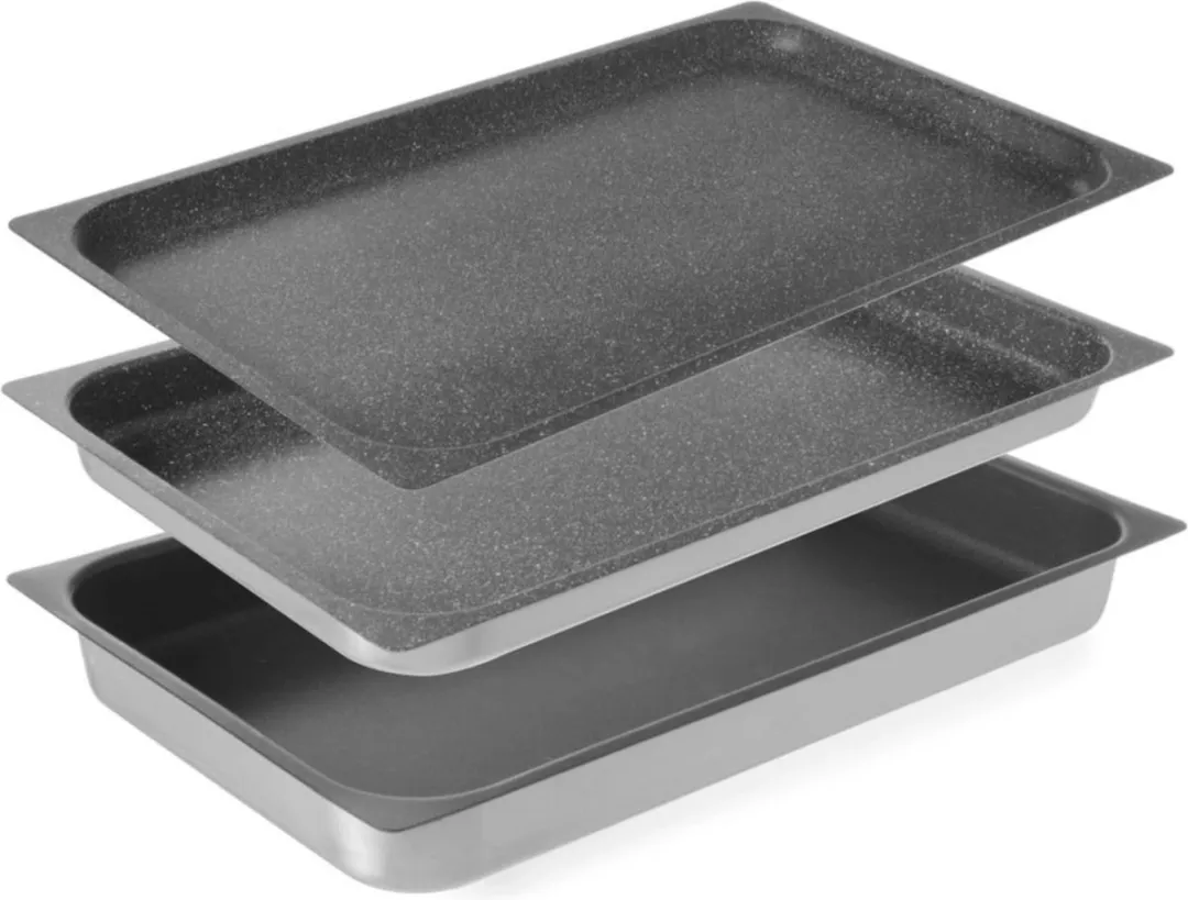 HENDI GN 1/1 Bak 530x325x40mm - Aluminium - Ovenbestendig