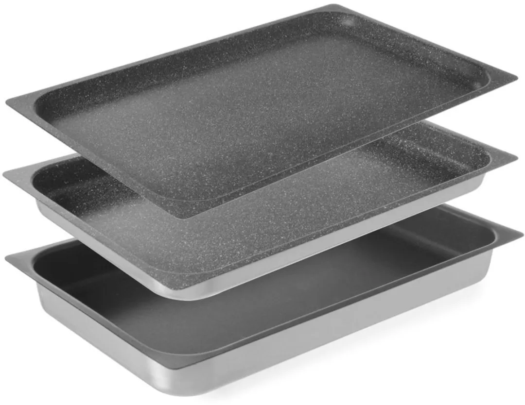 HENDI GN 1/1 Bak 530x325x40mm - Aluminium - Ovenbestendig