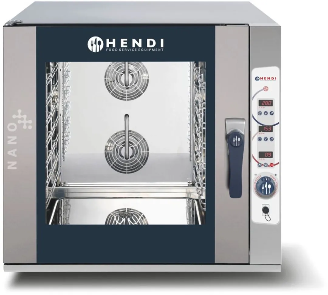 HENDI NANO digital 223109 Convectie Stoomoven 7x GN1/1 - 12500W