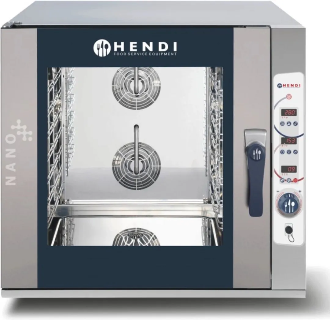 HENDI NANO digital 223109 Convectie Stoomoven 7x GN1/1