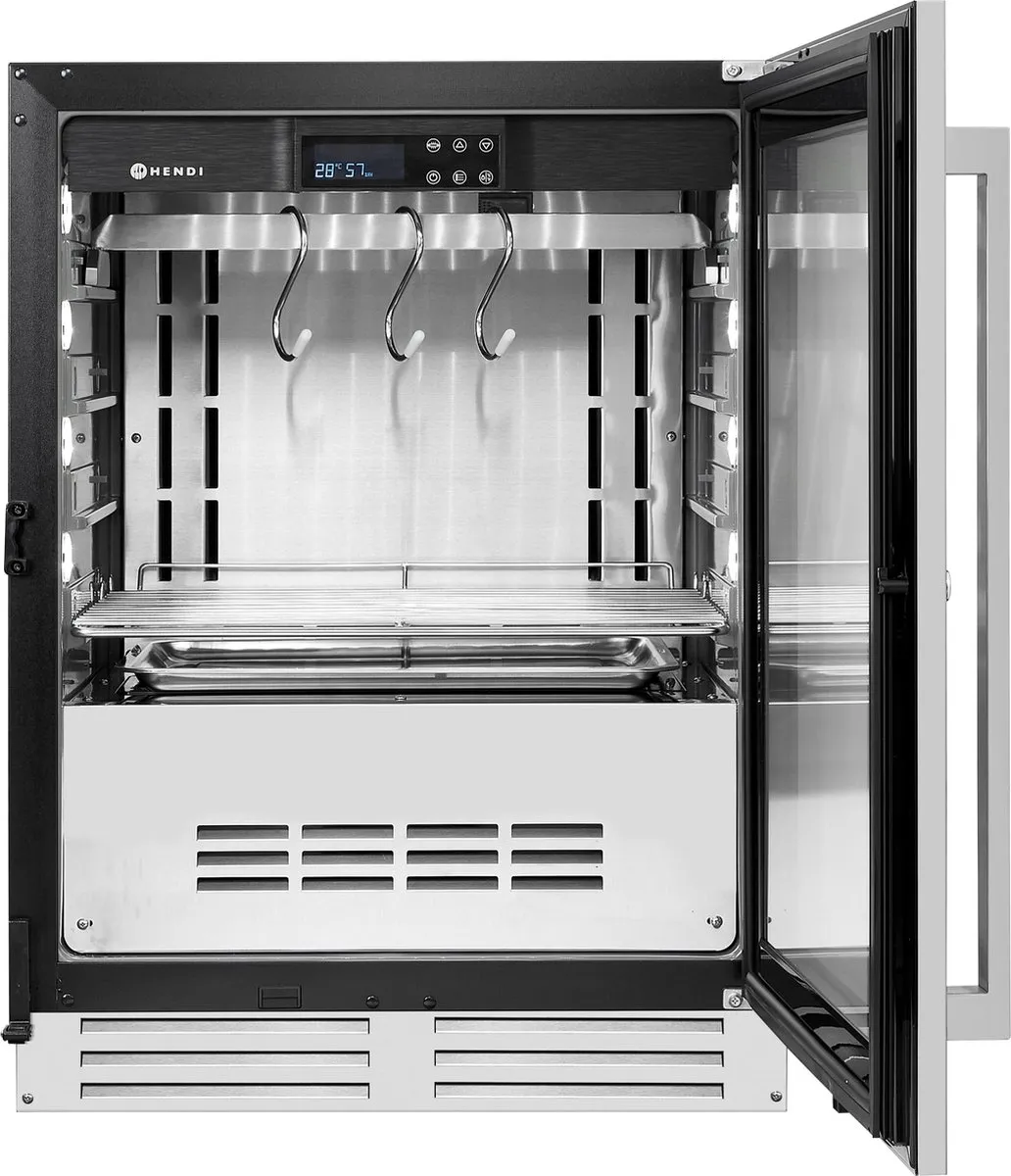 HENDI Undercounter Dry Aging Kast 98L - RVS