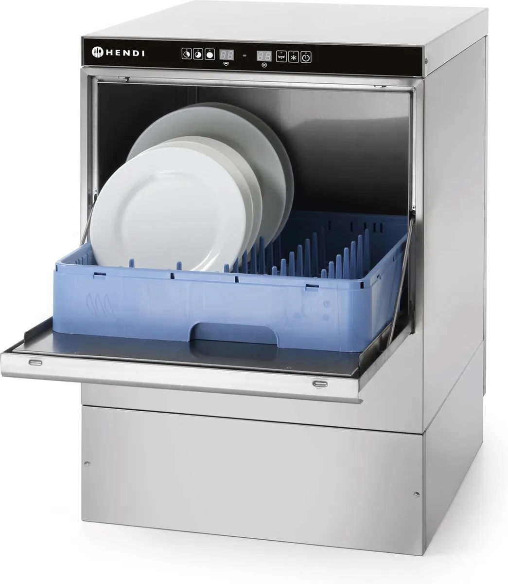 HENDI Vaatwasser 50x50cm Elektronisch - RVS - 230V/3600W