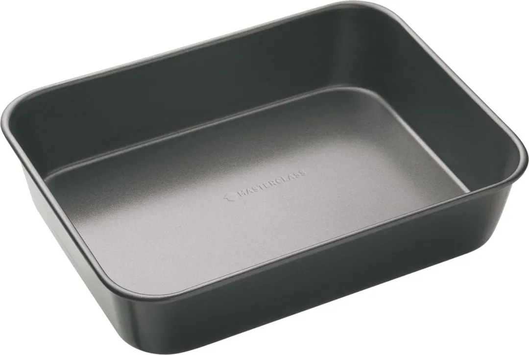 Masterclass KitchenCraft Braadpan & Ovenschaal 2-delig - 27,5x8x40cm - Zwart