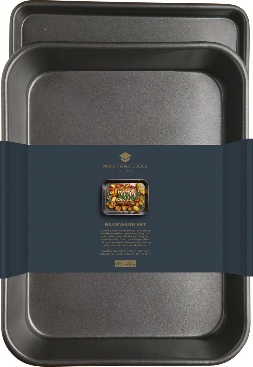 Masterclass KitchenCraft Braadpan & Ovenschaal 2-delig
