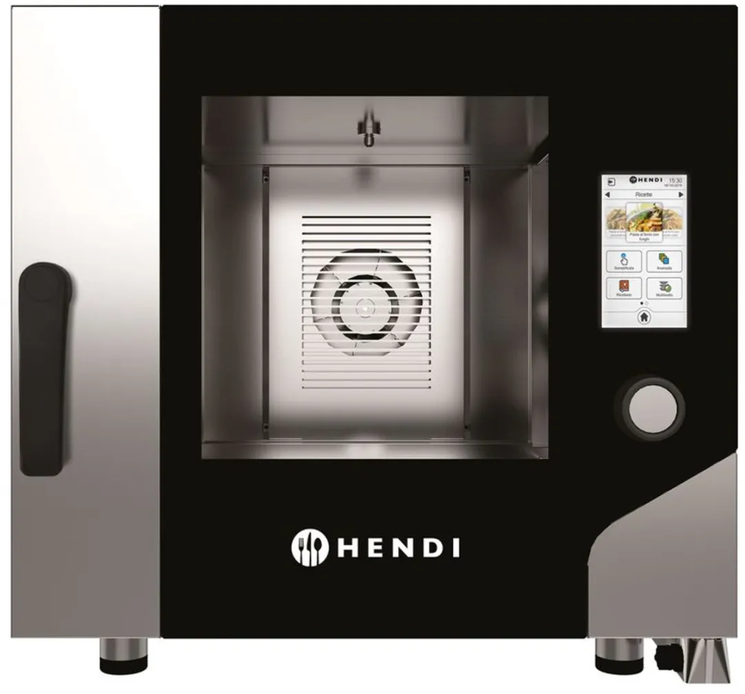 HENDI Millennial Touch Screen 229620 Convectiestoomoven - 5 Inslagen - RVS