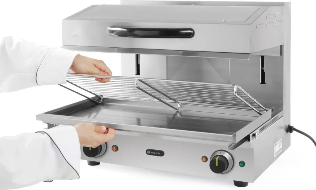 HENDI Salamander Contactgrill 264706 - 3600W - RVS