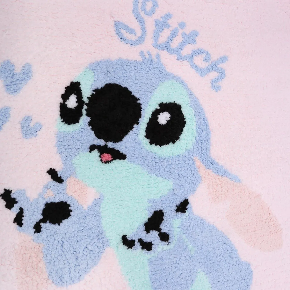Disney Stitch Vierkant Vloerkleed 60x60cm - Roze - Antislip - afbeelding 6 van 6