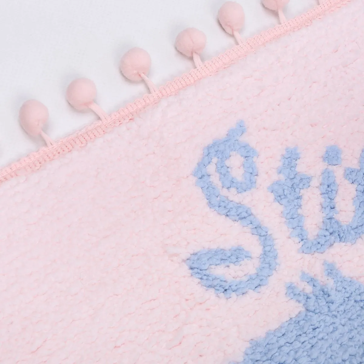 Disney Stitch Vierkant Vloerkleed 60x60cm - Roze - Antislip - afbeelding 5 van 6