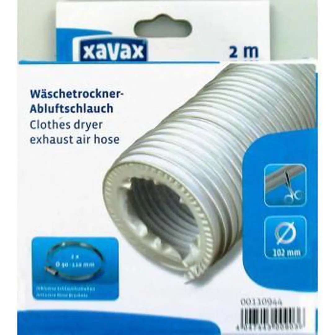 Xavax Luchtafvoerslang 102mm 2m - Wit