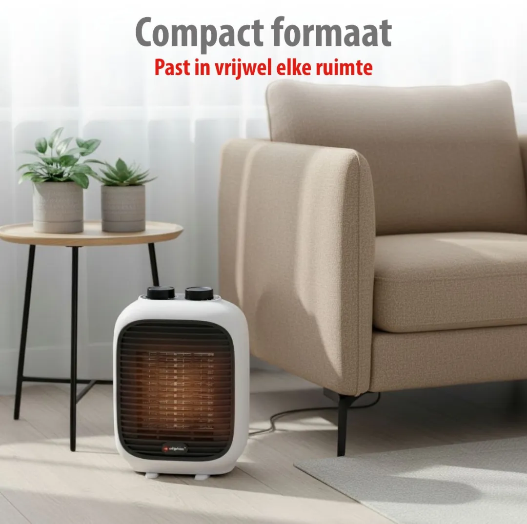 Alpina PTC-1601 Ventilatorkachel 1500W - Wit