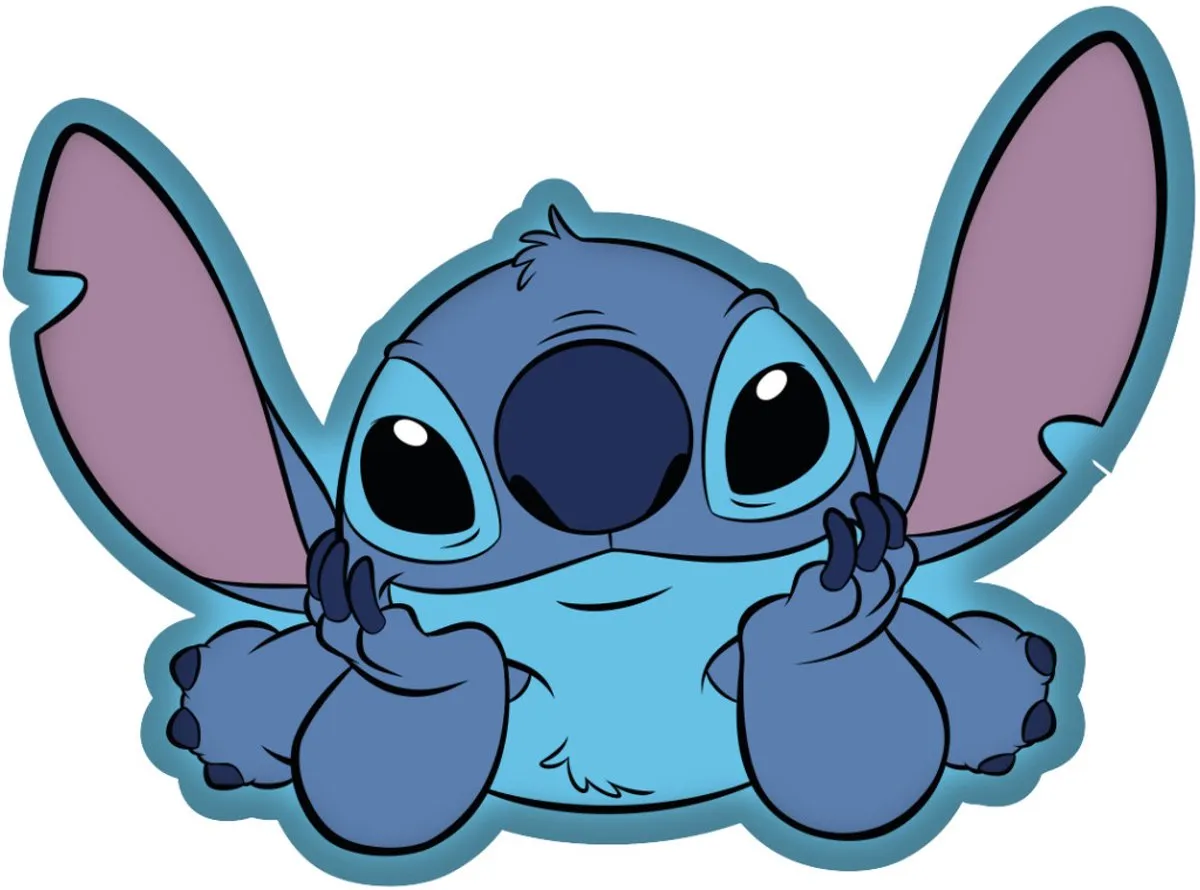 Disney Lilo & Stitch On The Belly Decoratief Kussen 35cm