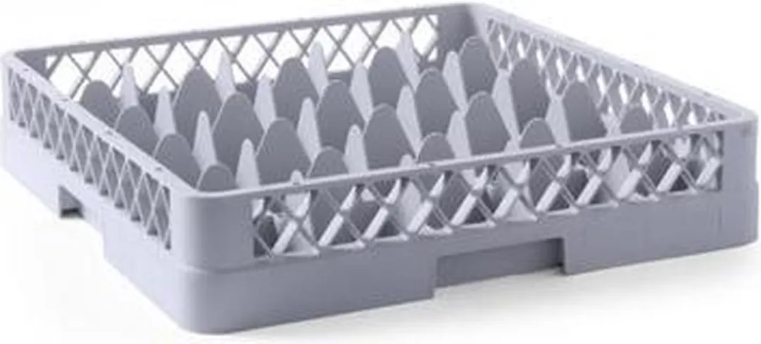 HENDI Vaatwaskorf Glaswerk 877036 - 25 Vakken - 500x500x104mm
