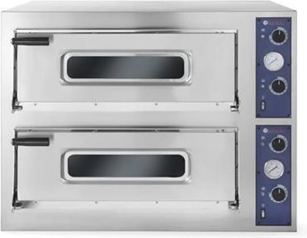 HENDI Pizza Oven 226698 - 2 Kamers - Rvs - 116L