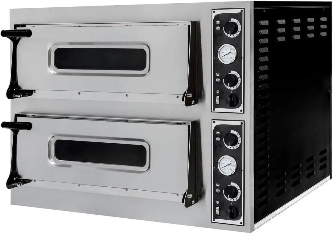 HENDI Pizza Oven 226698 - 2 Kamers - Rvs - 116L