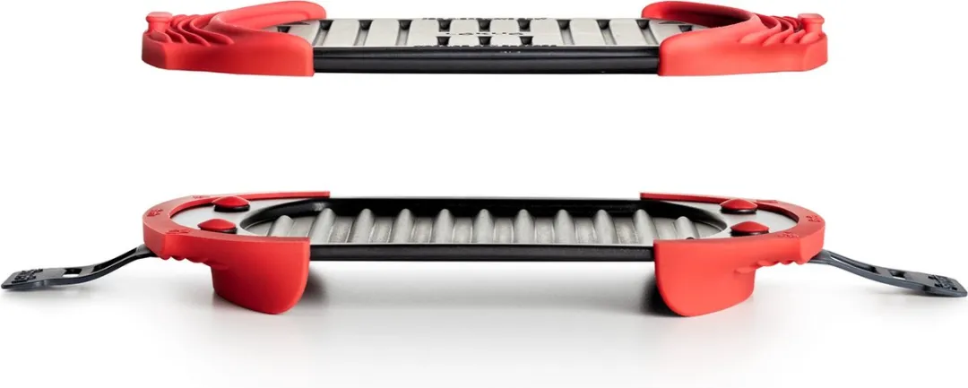Lékué Magnetron Grillplaat - Anti-aanbaklaag - Zwart/Rood