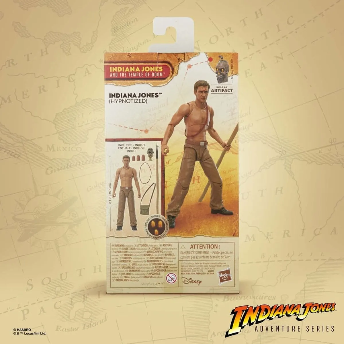 Hasbro Indiana Jones Hypnotized Action Figure 15cm - Multi - afbeelding 3 van 6