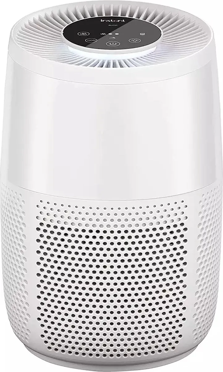 Instant™ Air Purifier Luchtreiniger Wit - Kleine Kamer tot ± 15m² - Met HEPA-13 Filter - 3-in-1 Filtratie Tegen Woning Allergenen & Huisdier Allergie - Verwijdert 99.9% Bacterien, Stof, Rook, & Stuifmeel met Plasma Ion Technologie - AP100