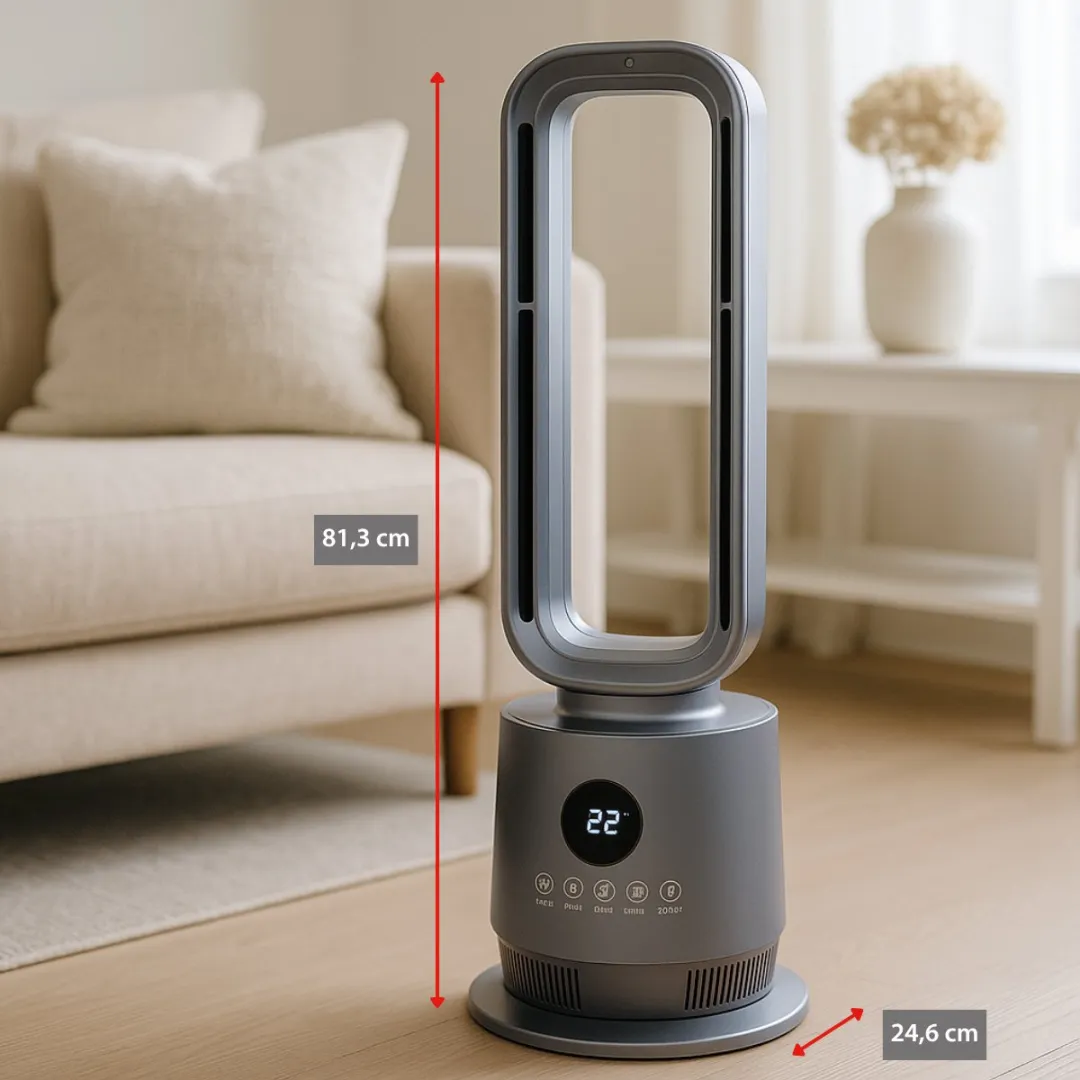 Alpina MEAKA3880/0014 2-in-1 Ventilatorkachel 2000W - Grijs - afbeelding 5 van 6